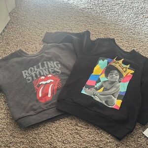 Rolling Stones Gray Kids Sweatshirt
